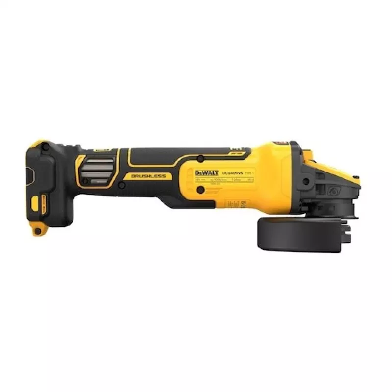 DeWalt DCG409VS 18v XR Flexvolt Advantage belaidis kampinis šlifuoklis 125mm