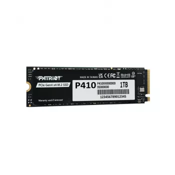 Kietojo disko SSD PATRIOT P410 1 TB M.2 NVMe, 5000 MB/s, 1000 GB