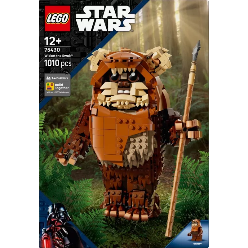 LEGO Star Wars Konstrukcinis rinkinys Wicket the Ewok 75430 – 1010 dalių, 230 mm modelis, nuo 12 metų