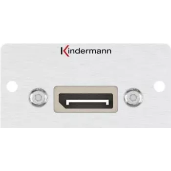 Kindermann 7444000583 Sieninis lizdas DisplayPort aliuminis (7444000583)
