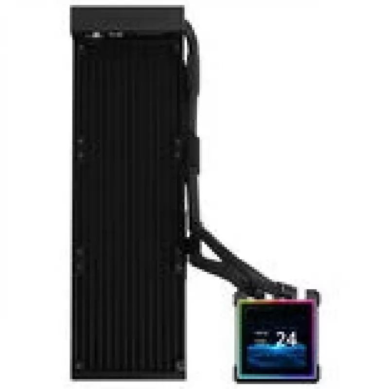 AiO skystas aušintuvas Lian Li HydroShift II LCD-S 360mm — RGB LCD ekranas, be ventiliatorių