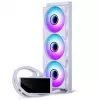 Phanteks Glacier One 360M25 LCD skysčio aušinimo sistema su 6 colių ekranu - 360 mm, balta