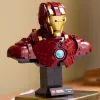 LEGO konstravimo rinkinys Marvel Super Heroes Geležinis žmogus MK4 3D modelis, 436 detalės, 1 minifigūrėlė, nuo 18 m.