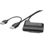 SATA adapteris Renkforce SATA Combo M į USB, 33 cm apvalus USB maitinimo laidas