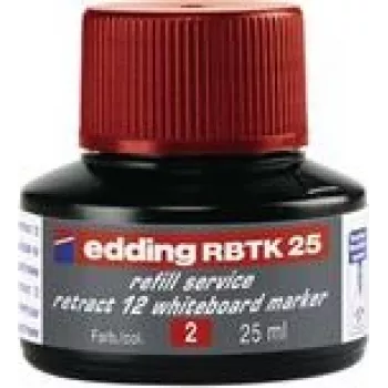 Papildymas žymekliui Edding RBTK 25 – raudonas rašalas, 25 ml