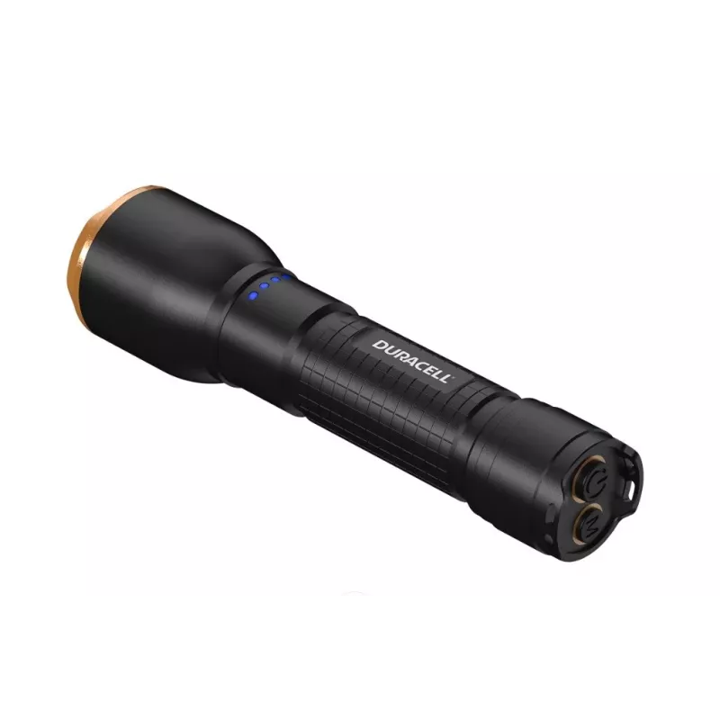 Duracell DF2500R rankinis įkraunamas žibintuvėlis, juodas
