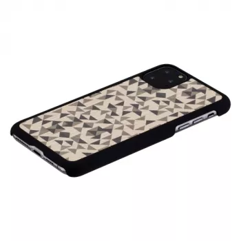 Dėklas telefonui man and wood iPhone 11 Pro Max — juodas mono trikampis dizainas