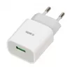 Maitinimo blokas iBOX C-41 USB 2.4A, 1 USB prievadas, microUSB laidas, Baltas