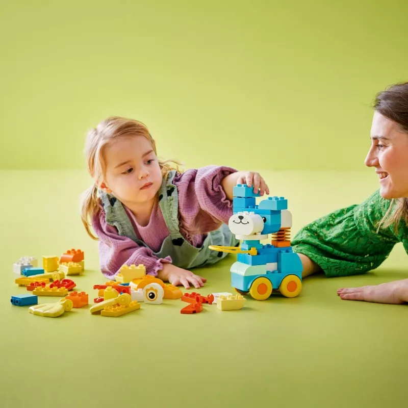 LEGO DUPLO 3-in-1 Gyvūnai ant ratų 10448