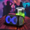 Nešiojamas muzikos centras MANTA SPK0401B100 Bluetooth garsiakalbis, 100 W galia, FM radijas, karaokė, įmontuota baterija, X-BASS