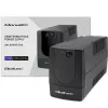 Qoltec 53774 nepertraukiamo maitinimo šaltinis (UPS) Line-Interactive 1 kVA 600 W 1 AC lizdas