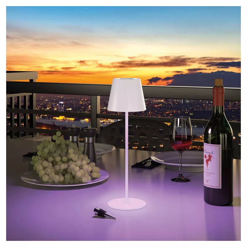 LED stalinė lempa RealPower TableLight 360 RGB 3W IP44 1800mAh