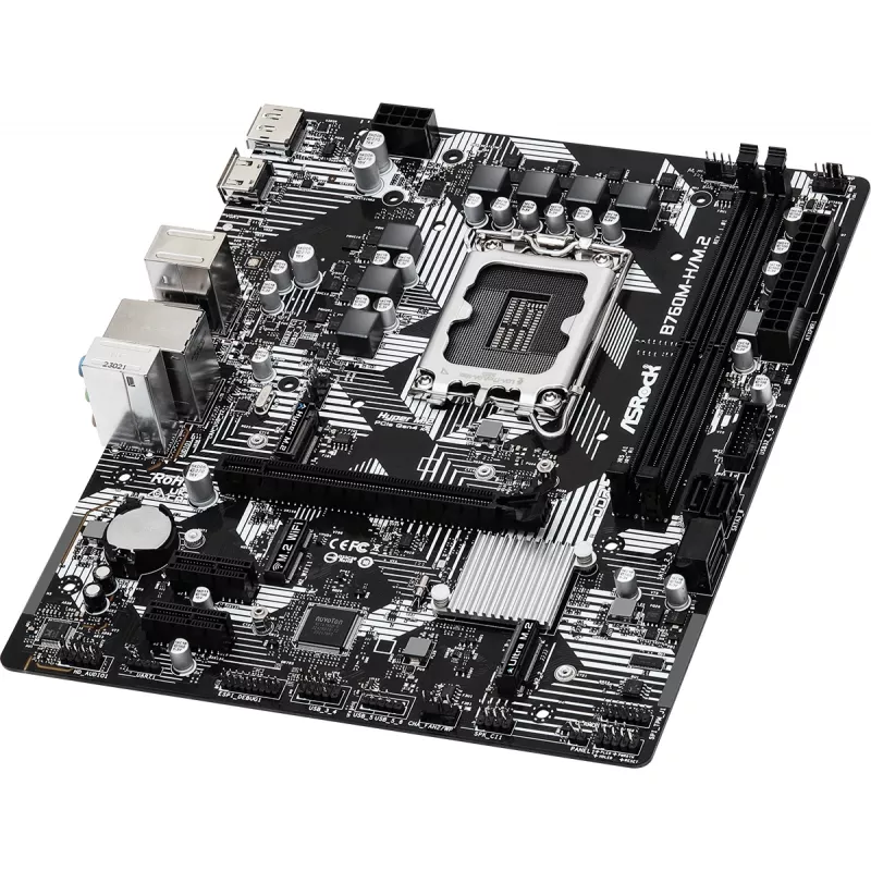 ASRock B760M-HDV/M.2 pagrindinė plokštė Micro-ATX su DDR5