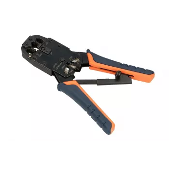 Extralink RJ45 užspaudimo įrankis 4P+6P+8P su reketu, 1 vnt.