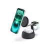 Belaidis įkroviklis Belkin UltraCharge Pro 25W Qi2 3in1 magnetinis įkroviklis anglies spalvos