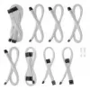 CableMod C-Series Pro ModMesh kabelių rinkinys Corsair RMi, RMx ir RM maitinimo šaltiniams – balta