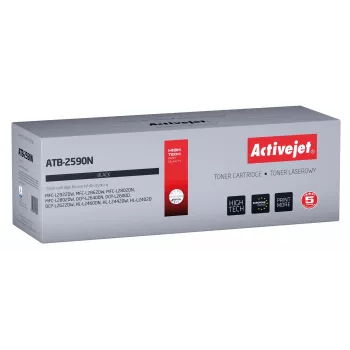 Toner ActiveJet ATB-2590N suderinamas su Brother TN2590, juodas, 1200 puslapių, vienetas