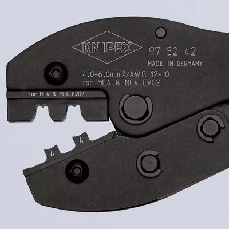 KNIPEX PreciForce užspaudimo replės MC4 / EVO2