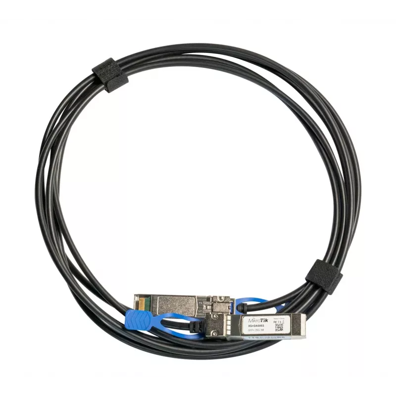 Tinklo kabelis MikroTik XS+DA0003 SFP/SFP+/SFP28 InfiniBand 3 m juodas