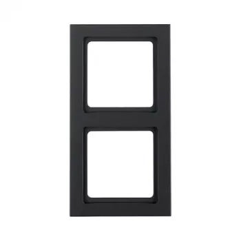 Kištukinio lizdo plokštė Berker 10126096 – antracito duroplastas, plotis 151,5 mm, pakuotė 10 vnt.