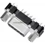 D-Sub jungtis Harting 09 66 251 6512, 15 kontaktų, litavimui, 180° orientacija