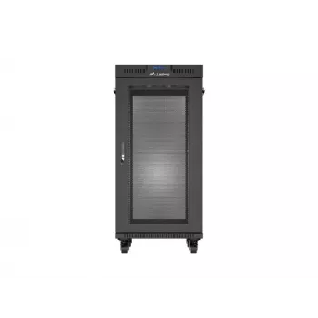 Laisvai pastatomas stelažinis korpusas LANBERG FF01-6824-23BL 24U 600×800 mm IP20 Juodas