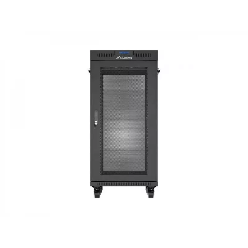 Laisvai pastatomas stelažinis korpusas LANBERG FF01-6824-23BL 24U 600×800 mm IP20 Juodas