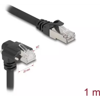 DeLOCK tinklo laidas 1 m Cat6 SF/UTP RJ-45 juodas