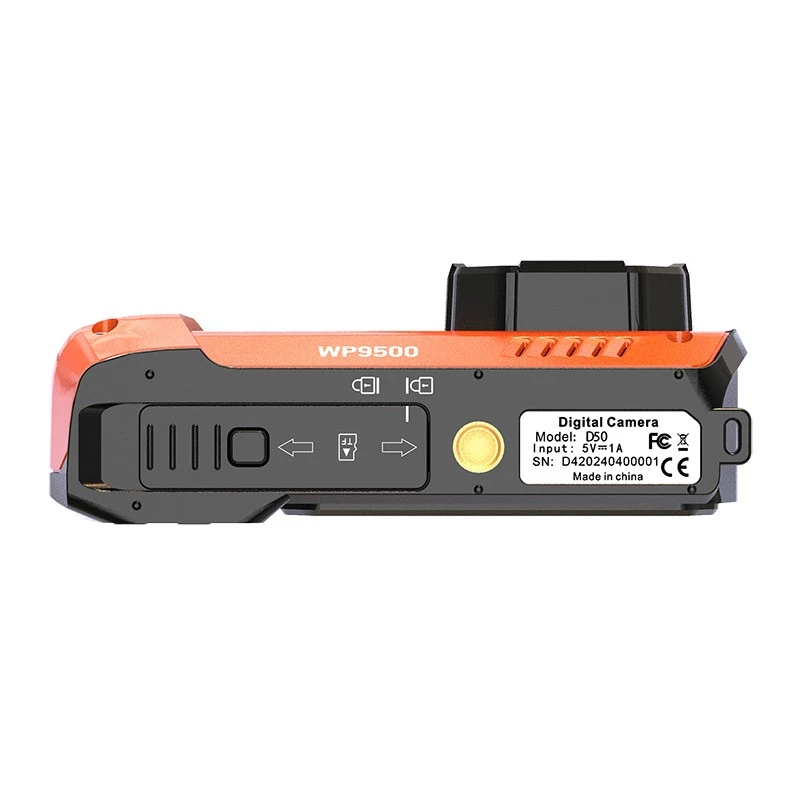 AgfaPhoto Realishot WP9500 oranžinė (WP9500OG) – vandeniui atspari skaitmeninė kamera