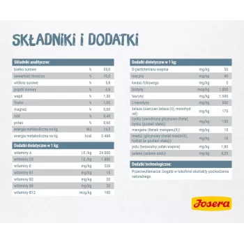 Sausas ėdalas katėms Josera LÉGER 10 kg Suaugusiems Vištiena