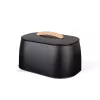 Duonos dėžė Maestro MR-1675-BLACK, juoda