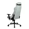 Žaidimų kėdė Arozzi Vernazza SoftFabric Pearl Green – ergonominė sėdynė iš minkšto audinio