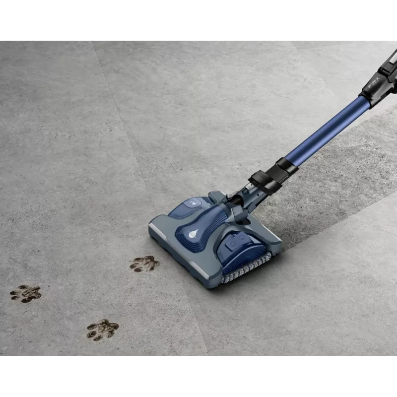 Belaidis 2-in-1 dulkių siurblys Rowenta X-Force RH99C0 480 W, 0,9 L, juodai mėlynas
