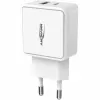 ANSMANN HC218PD - maitinimo blokas - 18 W - 3000 mA - PD, QC 3.0 - 2 išvesties prievadai (USB, USB-C) - baltas (1001-0111)