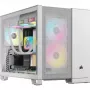 Corsair 2500D AIRFLOW Micro ATX dviejų kamerų korpusas – Baltas CC-9011264-WW