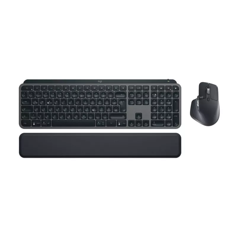 Logitech MX Keys Combo versijai verslui | Gen 2 – belaidė klaviatūra ir pelė