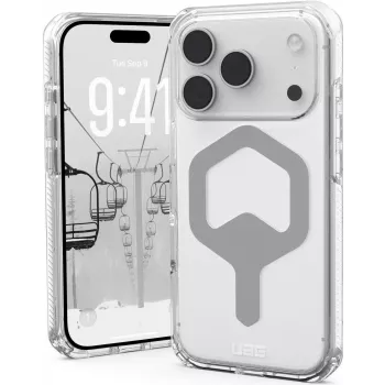 UAG Urban Armor Gear Plyo MagSafe Dėklas Apple iPhone 17 Pro ledo (permatomas)/sidabrinis 114529114333