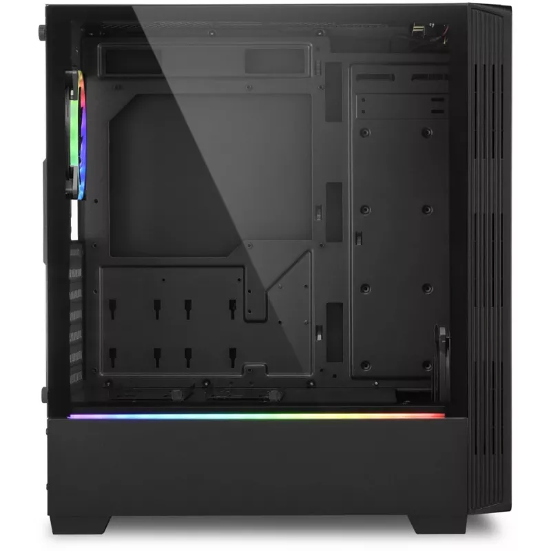 Korpusas Sharkoon RGB LIT 200 juodas