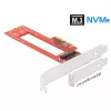 DELOCK 90401 PCIe sąsajos plokštė M.3 / NF1 (NGSFF) lizdui
