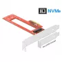 DELOCK 90401 PCIe sąsajos plokštė M.3 / NF1 (NGSFF) lizdui