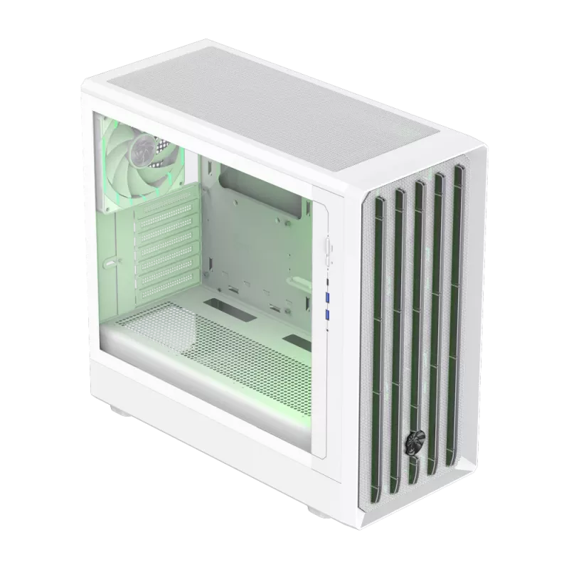 Gamemax CLAW 460 WH | Baltas vidutinis bokštas | Korpusas