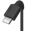 Aukey CB-CD45 USB-C į USB-C kabelis, Quick Charge, 0,9 m, juodas