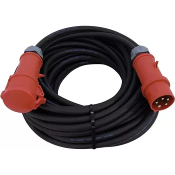 Prailginimo kabelis PSSO 32A CEE 5x6 mm² 25 m raudonas