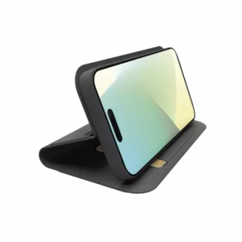 Dėklas su pinigine SBS TEWALIP1661K, skirtas iPhone 16, 15,5 cm, juodas