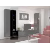 Cama Vitrininė spintelė VIGO '180' 180/40/30 juodas/juodas blizgus