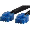 SILVERSTONE SST-PP12-PCIE maitinimo laidas vaizdo plokštėms 12V PCIe