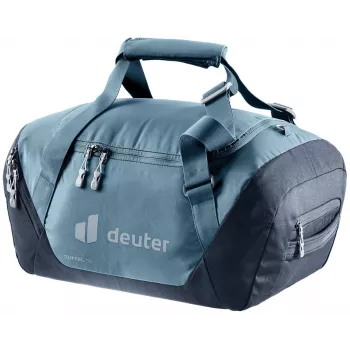 Krepšys DEUTER Duffel 35 atlantic-ink – 35 l talpa, vandeniui atsparus dugnas, nešimo rankenos