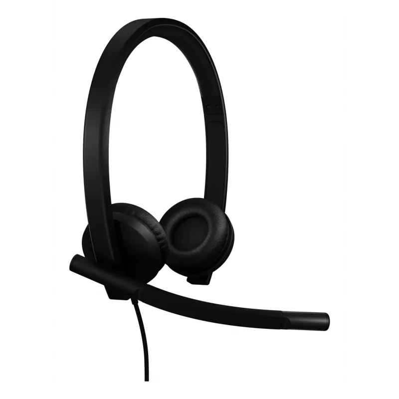 Ausinės Logitech H570e laidinės, USB, 1,9 m, juodos