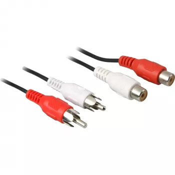 Garso kabelis Goobay AVK 125-500 5,0 m 2 x RCA juodas