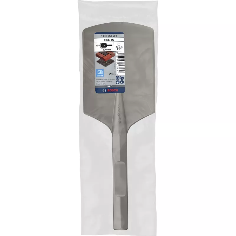 Bosch 1 618 662 000 šešiakampis kaltas kastuvinis, 135 x 400 mm